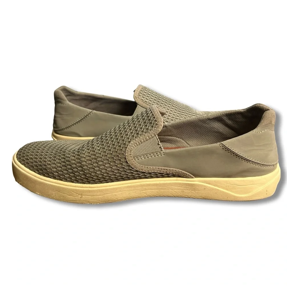 OluKai Lae'ahi Men's Mesh Slip-On Sneakers Gray Comfort‎ Shoes – Sz. 10.5